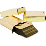 Plastové zlaté karty v ozdobnej krabičke